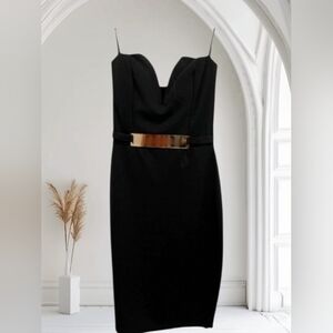 LUSH BODYCON Black Cocktail  Dress  EUC PLUS SIZE 2X